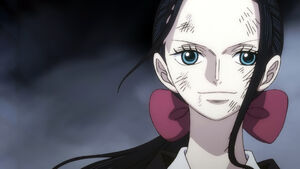 Nico Robin victorious in battle against Black Maria