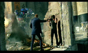 Optimus Prime kills off Harold Attinger in order to save Cade Yeager (Even though he and the Autobots are not programmed to kill humans or any fauna species on Earth or any planets).