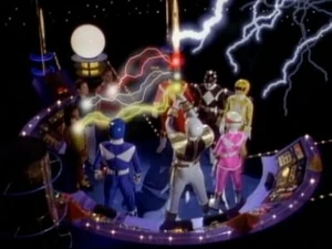 Mmpr-ThePowerTransfer.jpg (21 KB) Rocky, Adam and Aisha receive the power infusion that will allow them to become the new Mighty Morphin Power Rangers in replacement of Jason, Zack and Trini.