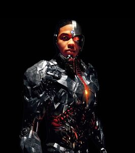 Cyborg Justice League Textless Poster