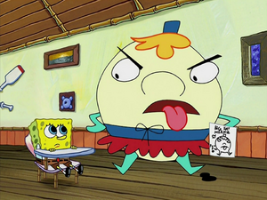 Oh, so you think I look like this eh, SpongeBob?