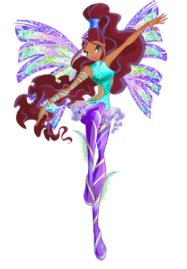 Aisha in her Sirenix form.