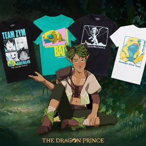 Terry in a Dragon Prince merchandise post.