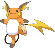 Raichu in the anime.