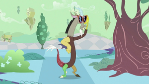 Discord putting on glasses S2E02