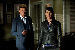 Jane & Lisbon - Blue Bird, The Mentalist their hands are a heart