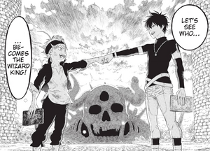 The start of Asta & Yuno's Journey to Wizard King!