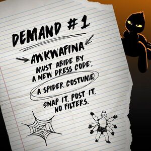 The Bad Guys' Instagram Demand -1 - Awkwafina as Ms. Tarantula