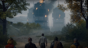 Weaver, Grey, Carver and Maya follow Richtofen to The Janus Towers.