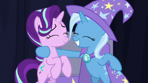 Starlight and Trixie proud of themselves S8E19