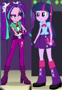 Aria Blaze vs Twilight Sparkle