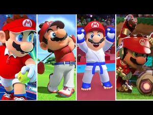 Evolution of Mario in Super Mario Sports Games (1995 - 2022)