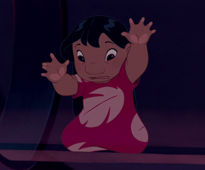 Lilo kidnapped by Captain Gantu