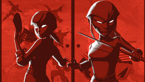 April and Karai in the Opening Scene