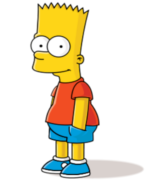 Cartoons, crying Bart Simpsons, png