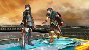 Marth and Lucina in Super Smash Bros. 4