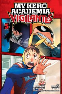 Eraser Head on the cover of the Vigilantes manga's fifth volume.