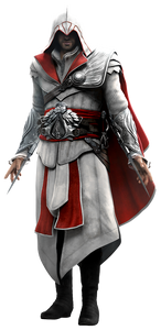 Ezio Auditore da Firenze is a good example of an Assassin.
