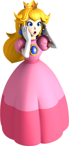 Peach as she appears in the Nintendo 64 Era from 1996-2001