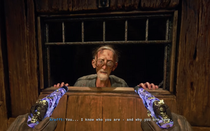 Krafft greeting Weaver, Grey, Carver and Maya in happiness.