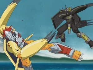 BlackWarGreymon vs WarGreymon