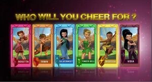 Tinks friend's in Pixie Hollow Games