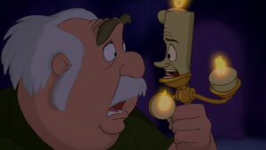 "Hello."-Lumière revealing his presence to Maurice.