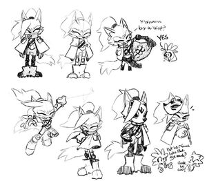 More early design sketches