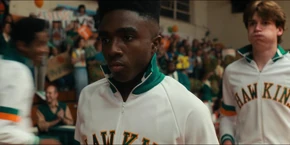 Lucas at the championship game.