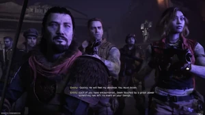 Dempsey, Maya, Weaver, Nikolai, Richtofen and Takeo informed by The Entity about The Warden absorbed the two crews life essences.