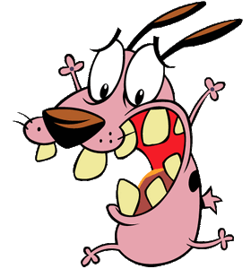 Courage the Cowardly Dog is a typical Coward.