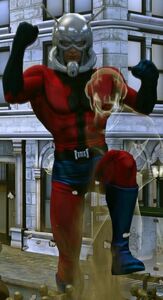 Hank Pym in Marvel Heroes.