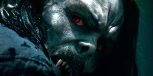 Jared Leto as Morbius in his vampire form.
