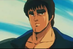 Kenshiro at the beginning of the anime series.