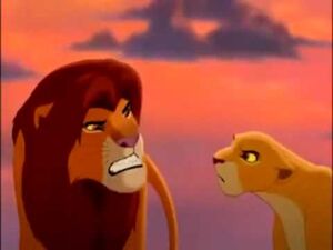 Kiara argues with Simba