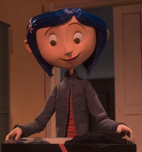 Coraline's friendly smile