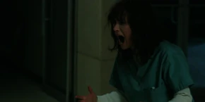 Joyce screaming when Bob suddenly gets ambushed by a demodog.