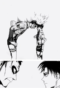 Keith headbutts his new Scout recruit Levi in No Regrets.