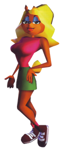 Tawna's prototype model in Crash Bandicoot.