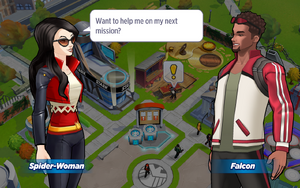 Falcon and Spiderwoman