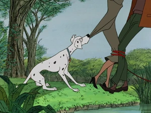 Perdita trying to help Anita and Roger.