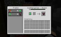 A Villagers' trade GUI.