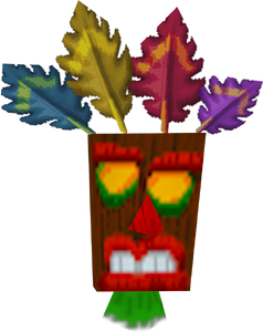 Aku Aku in Crash Bandicoot, Crash Bandicoot 2: Cortex Strikes Back, and the gameplay of Crash Bandicoot 3: Warped!.