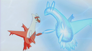 Latios with Latias after he sacrificed himself.