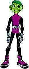 Concept design of Beast Boy in Teen Titans