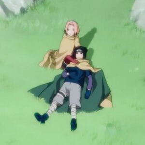 Ninja Clash in the Land of Snow Film - Sakura and Sasuke ending