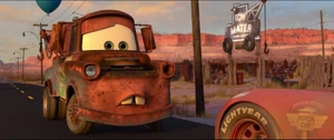 McQueen plans to go on a date with Sally and it made Mater sad.