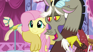 Fluttershy with Discord S5E22