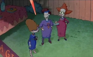 "Yeah, pig Latin maybe. Well, let's hope for Tommy's sake it's a girl."