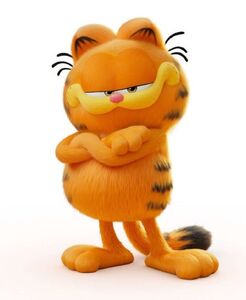 Garfield in the 2024 animated film.